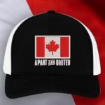 Canadian Flag Hat, Black