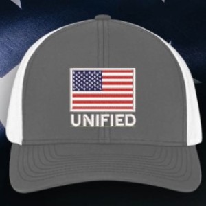 American Flag Hat, Gray