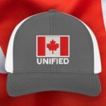 Canadian Flag Hat, Gray