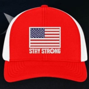 American Flag Hat, Red